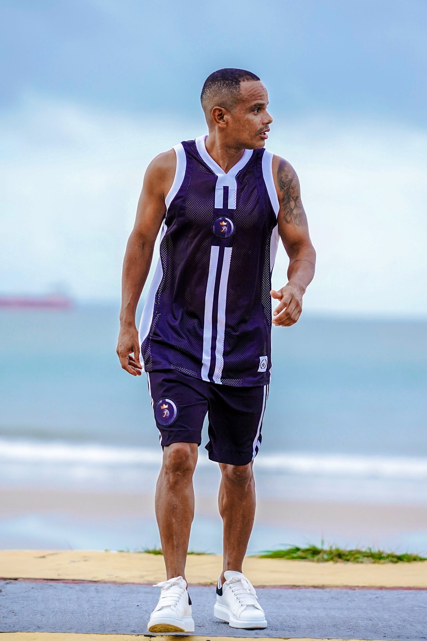 Sport Basketballset Schwarz